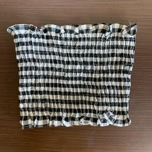 Checkered Tube Top